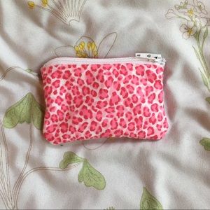 PINK LEOPARD COIN POUCH